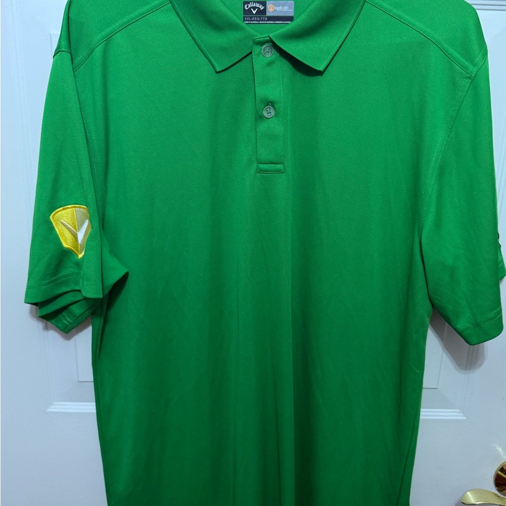 Callaway Green Polo Shirt for Golf